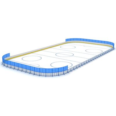 Хоккейная коробка (борт из стеклопластика) 26х56